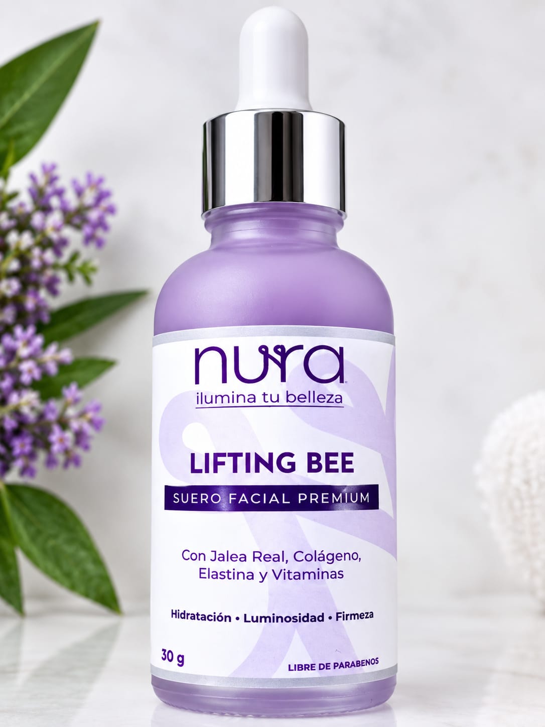 Suero facial Lifting Bee de NURA con gotero